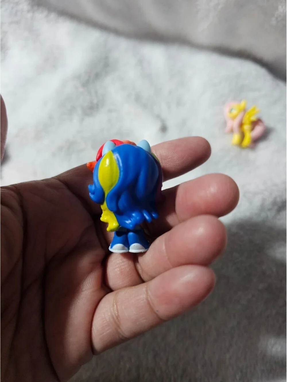 Lot Of 5 Mini Small My Little Pony Figures Rainbow Dash/More Plastic Mulitcolor